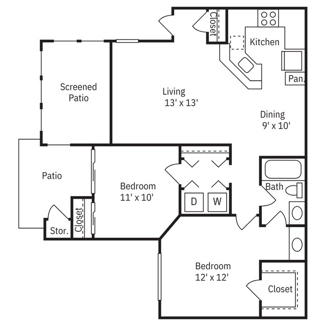 2x1 Morning Glory 0413 floor plan